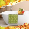 Oudain 3 Pcs Thanksgiving Fall 3D Jacquard Hand Towels Set