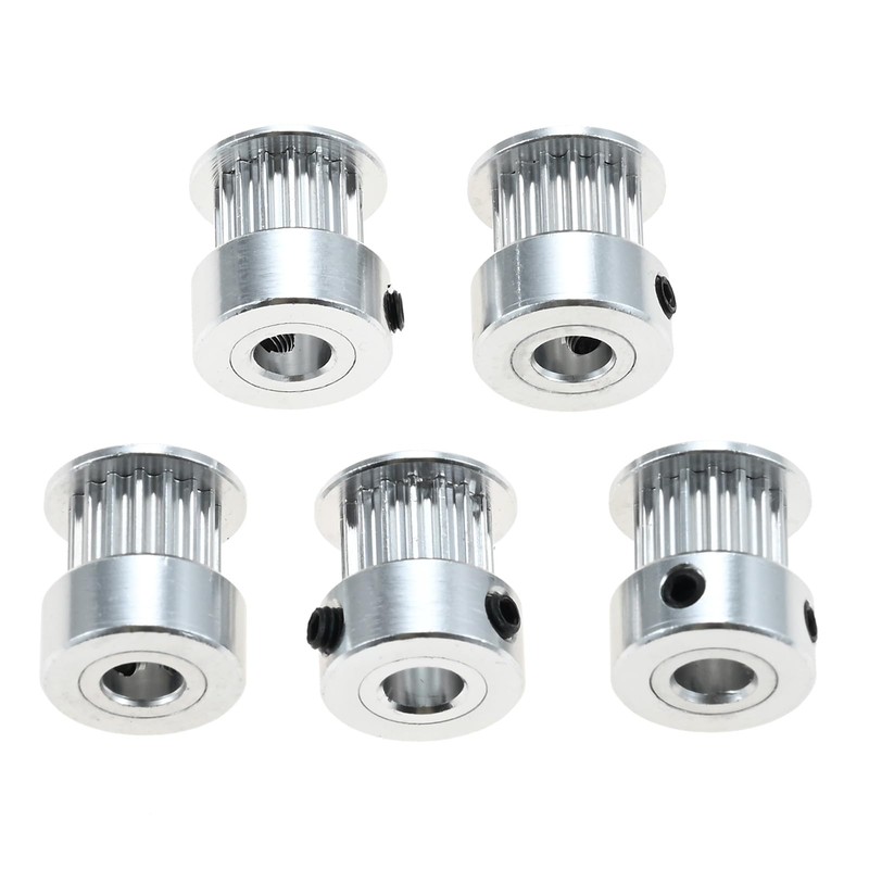 MOOTVGOO 5pcs GT2-16 Teeth Timing Belt Pulley Aluminum Gear Wheel