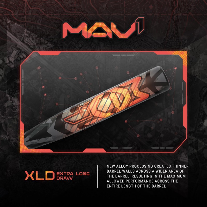 Easton | MAV1 Baseball Bat | USSSA | -8 |