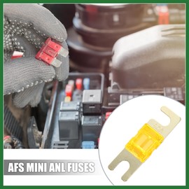 Motoforti 6pcs 40A AFS Mini ANL Fuse for Car Truck Motorcycle Boat Audio CDs Long-lasting