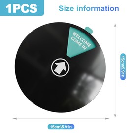 CoguZed Professional Privacy Slider Sign for Office Doors - 6 Statuses Including Do Not Disturb, In a Meeting & Working Remotely