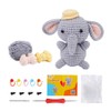 Beginners Crochet Kit Animal Elephant Crochet Starter Kit with Easy