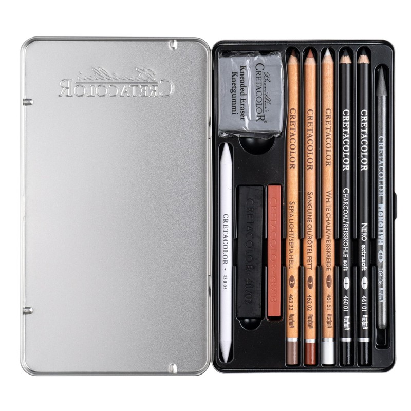 Sketching Cretacolor Artino 10 Pieces Assorted Sketching and Drawing Set,