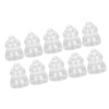 10 Pcs Sound Amplifier Dome Soft Silicone Anti Static Dual