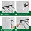 2 Pack Metal Boot Rack, Black Boot Organizer, Boot Holder,