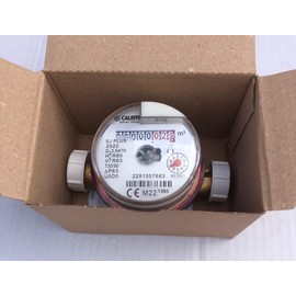 Water meter up to T90° DN15 (1/2 inch), brass housing, without connectors, length 110 mm, made in Italy and MID-certified