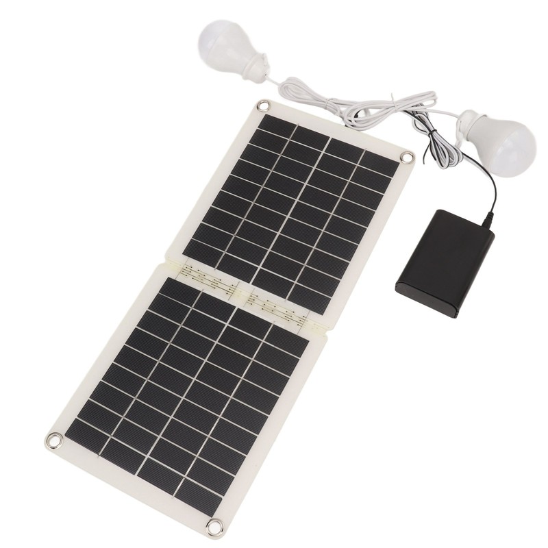 Solar Light Bulbs 60W Solar Powered Portable Camping Light with