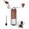 Manual Coffee Grinder with 5 Adjustable Settings Portable Conical Burr
