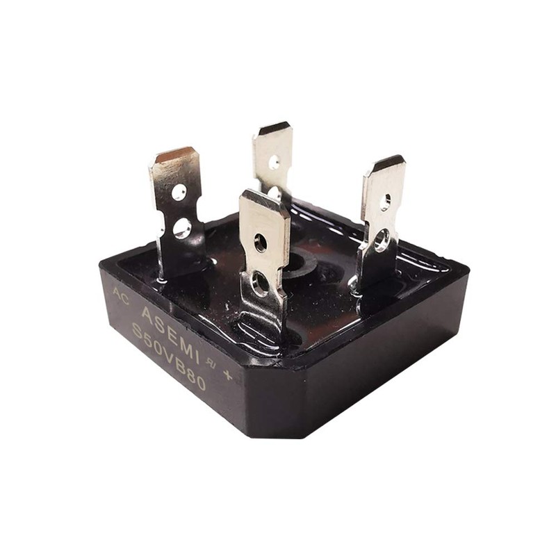 ASEMI S50VB60 (5-Pack) Through Hole Single Phase 50A 600V Bridge