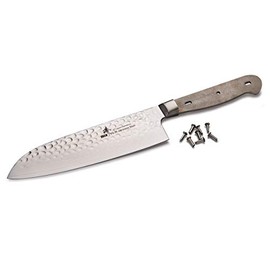 Zhen Hammered Surface Damascus Santoku, 11-3/4" Knife Blank 6-1/2" L X 5/64" T (165Mm X 18.Mm)