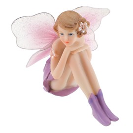 VILLFUL Fairy Statue Figurine for Miniature Desktop Garden Decorations Ornaments Miniatures Fairy Decor Figurines Statue Tiny Decoration Home Decor Desktop Ornament Resin