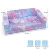 12PCS Modular Kids Play Couch, Kids Sofa with Blanket for