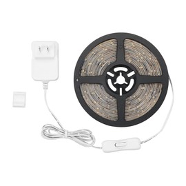 Tecnolite Tira LED Luz Suave Cálida 5 Metros 12W - Plug and Play, Uso en Interiores, No atenuable, 1 Pieza