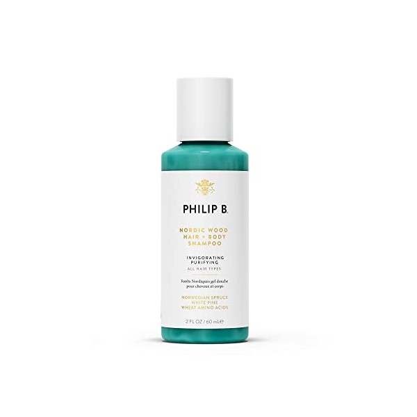 Philip B Nordic Wood Hair und Body Shampoo, 60 ml
