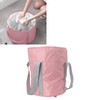 Foldable Foot Tub Polyester Double Layer Collapsible Camping Bucket with