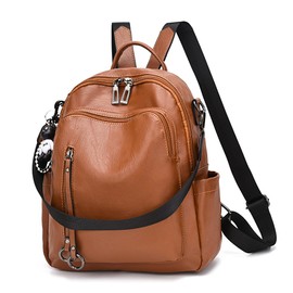 SYKT Backpack Purse for Women Fashion School PU Leather Purse and Hangbags Shoulder Bags