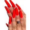 X-Girl 24 Tips Coffin Uñas Postizas Adheribles Unicolor Con 1