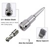 Toolly Industrial Tools Annular Cutter Arbor, Mt2 to 3/4'' Weldon