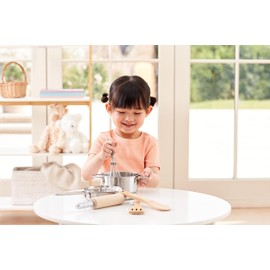 Hape Kit Cucina |In legno e metallo | Con utensili realistici | Per gioco di ruolo dai 3 anni