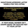 MightySkins Carbon Fiber Skin for HP Envy X360 Convertible 15"