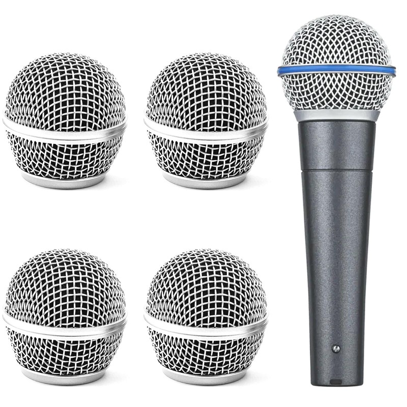 Cionyce SM58 Microphone Head Replacement, Standard Size, 4 Pack