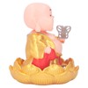 Nodding Smiling Buddha Maitreya Automatic Laughing Car Dashboard Solar Buddha