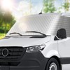 BougeRV RV Windshield Window Snow Cover for Class B Dodge