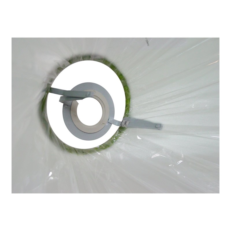 9" Coolie Ceiling Table Lamp Shade Black Cream Lt Blue