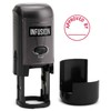 Infusion Approved by Round Self-Inking Stock Rubber Stamp (3/4'' Diameter)