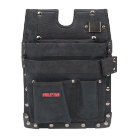 SK11 Pro Style SPS-TC-15 Formwork Carpenter Rivet Nail Bag, Suede Style, Black Camo, Width 11.0 x Height 15 x Depth 2.4 inches (280 x 380 x 60 mm)