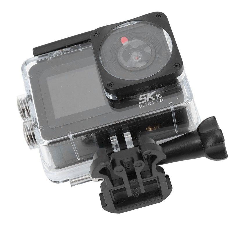 5K30FPS WiFi Action Camera Front and Rear Dual Screen Built