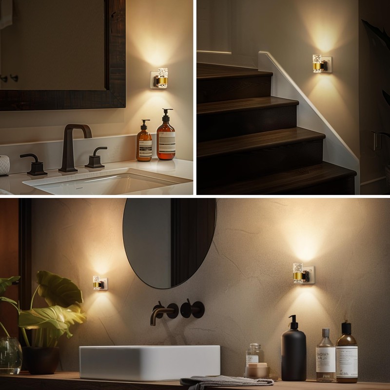 LOHAS-LED Plug in Night Light, Acrylic Night Light with Dusk