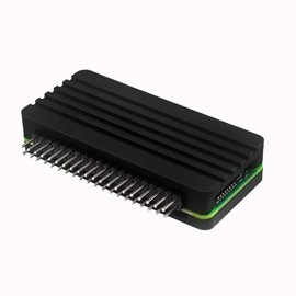 ZkeeShop For Raspberry Pi Zero 2 W Housing Aluminium with Cooling Column, Passive Cooling, Aluminium Heatsink (Curved Needle)