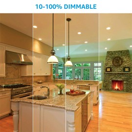 TORCHSTAR BR20 LED Bulbs, Indoor Flood Light R20, Dimmable, 7.5W (50W Eqv), UL & Energy Star, 3000K Warm White, E26 Medium Base, Recessed Can Lights, Home Ceiling, Pack of 4