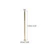 sourcing map M4 x 110mm Male Thread Phillips Pan Head
