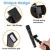 4 Pcs Universal Adjustable Microphone Clip Holder with 4 Adapters