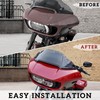 VEISUTOR Motorcycle Windshield Side Trim for Harley Road Glide, Motorcycle