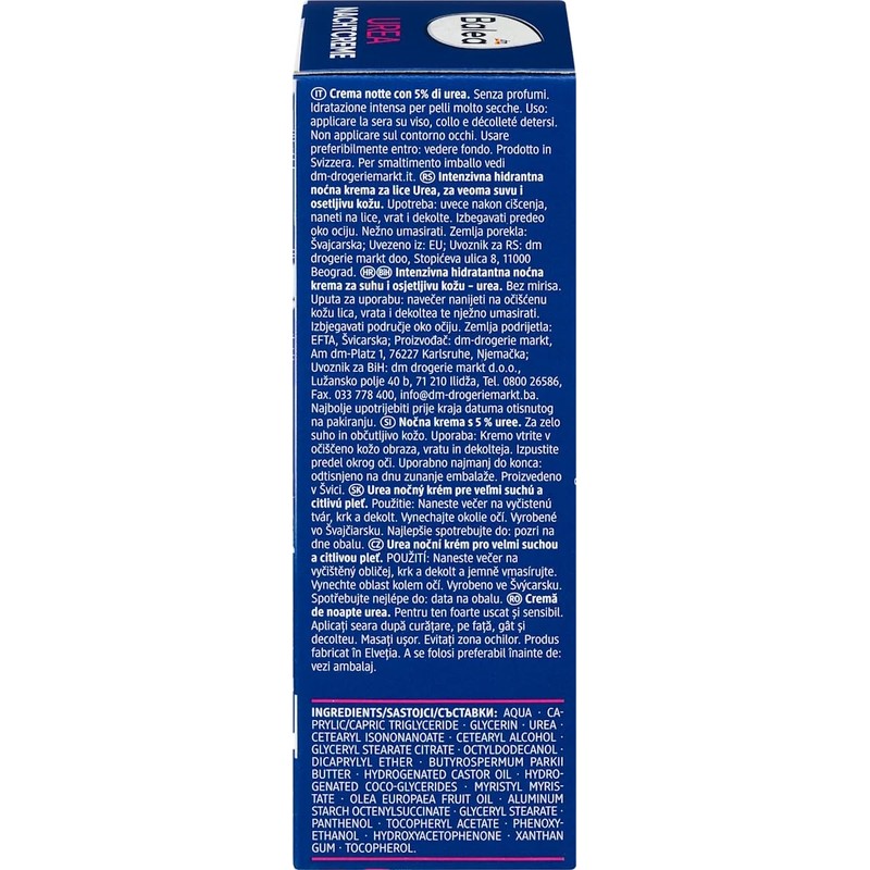 Balea Urea Night Cream for Very Dry and Sensitive Skin