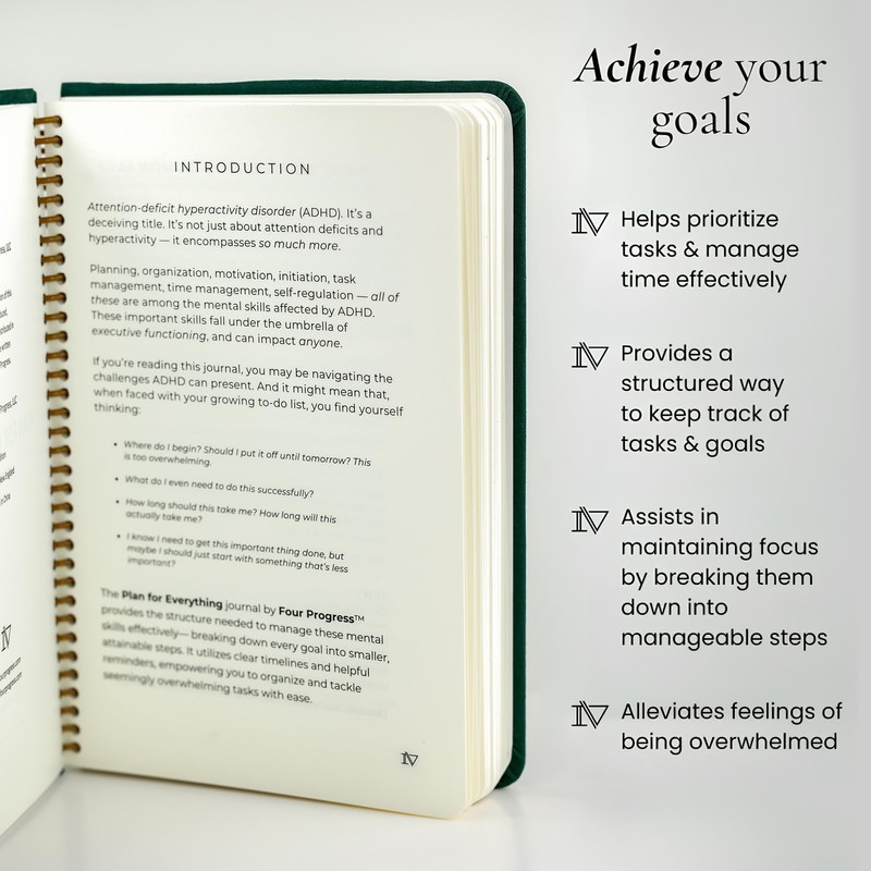 Plan for Everything: Repeatable ADHD Productivity Task Tracker for Adults