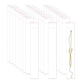 Long Self Stick Cello Baggies 1"x 6" Skinny Self Adhesive Cellophane Bags 300pcs Clear OPP Poly Glassine Bags 2mil for Bracelet Hairpin Powder Seeds Disposable Tableware Beads Buttons Bookmark