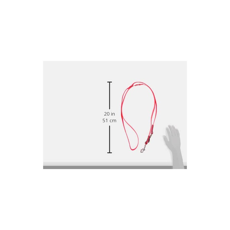 hunter Convenience Adjustable Lead, 15/200 cm, Neon Pink