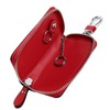 Four Pary Smart Key Case, Genuine Leather, Compatible with Large