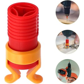 Walquicks Screw Holder Clamp, Screw Gripper Screw Holder for Drill Screw Holder Fits Screwdrivers Bit Diameter of 6-8mm for Woodworking 12pcs (Red)