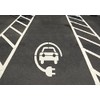 Ideal Stencils Electric Car Vehicle Charging Stencil - Paint Floors,