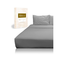 Fitted Sheet Waterproof Single Semi Double Double Sheet Waterproof Fitted Sheet 30 Deep Pocket Mattress Cover Futon Sheet Night Sweat Bedwetting (Grey, Single)
