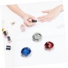 Ipetboom 12 Boxes Heart Shaped Nail Art Sequins Glitter Nail