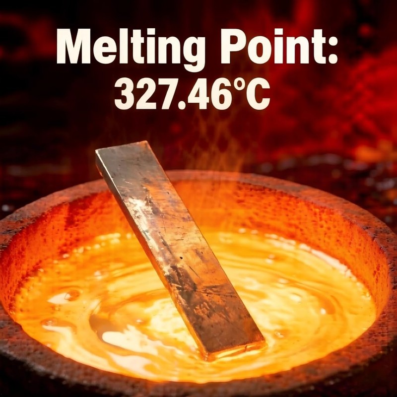 1LB High Purity Lead Ingots 99.9% Pure Lead Bars for