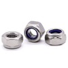 Glvaner M6-1.0 Thread Size (50 pcs) Stainless Steel Hex Locknuts