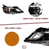 JSBOYAT Fits for 2014-2020 Chevy Impala [Halogen Style] Projector Black