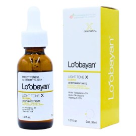 Loobayan Light Tone X Suero Despigmentante 30ml Ácido Tranexámico Vitamina C Glicólico Rostro